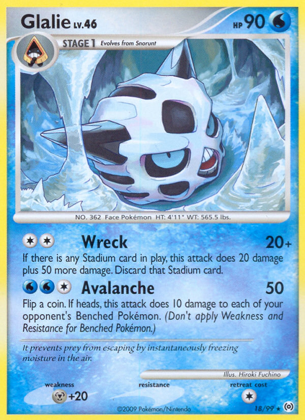 Glalie card