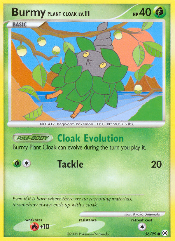 Burmy Plant Cloak card