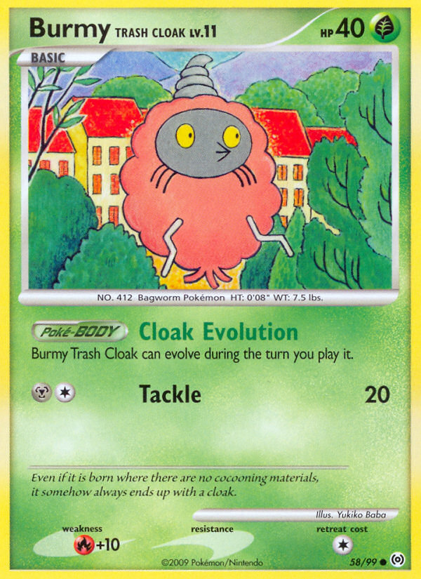 Burmy Trash Cloak card