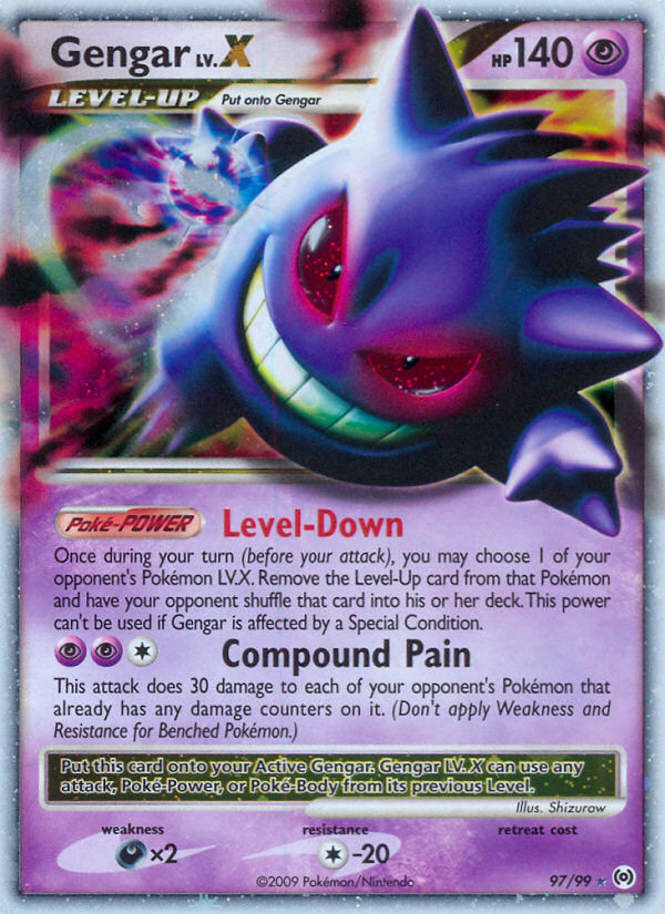 Gengar LV.X card