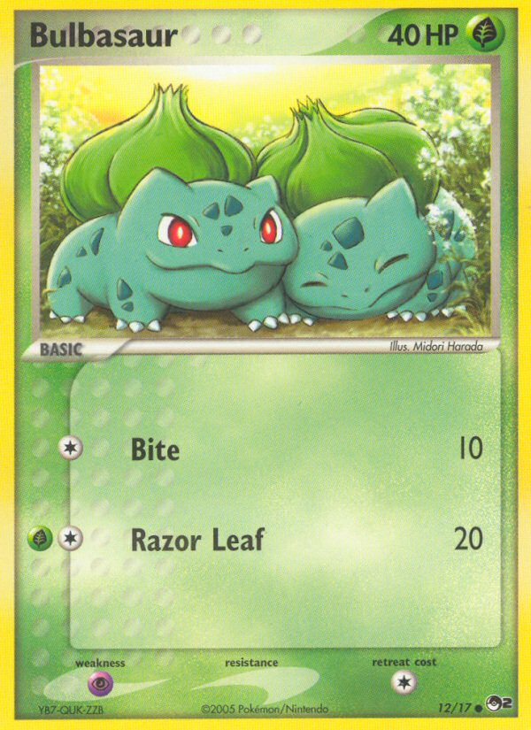 Bulbasaur card