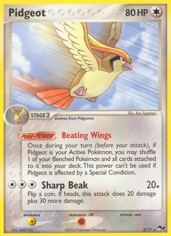 Pidgeot card