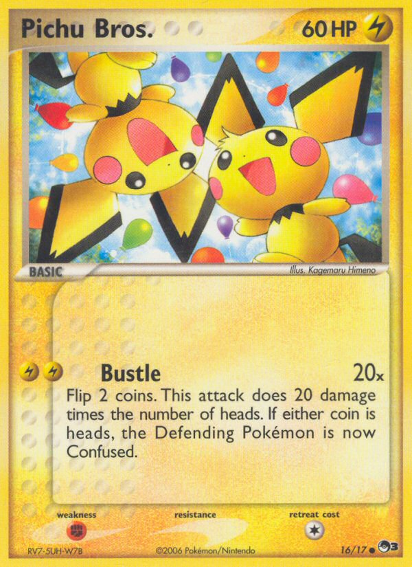 Pichu Bros. card