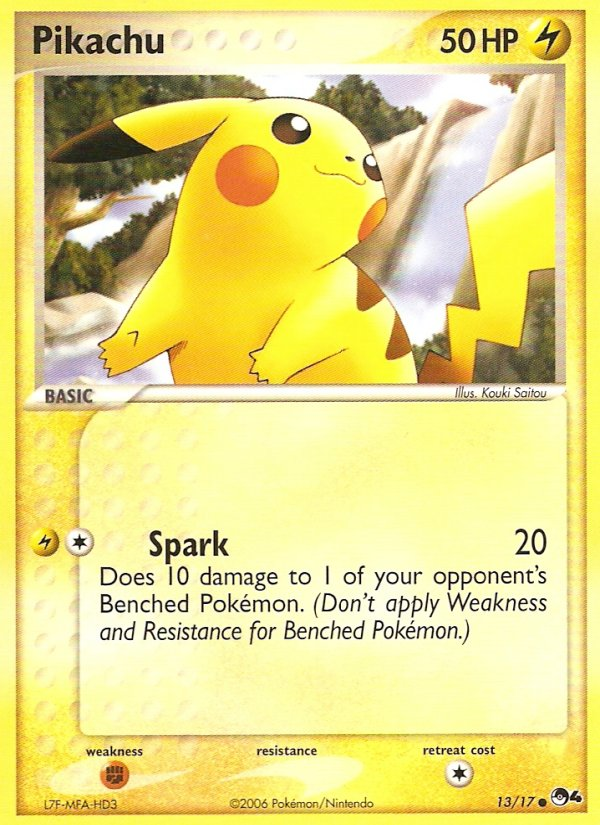 Pikachu card