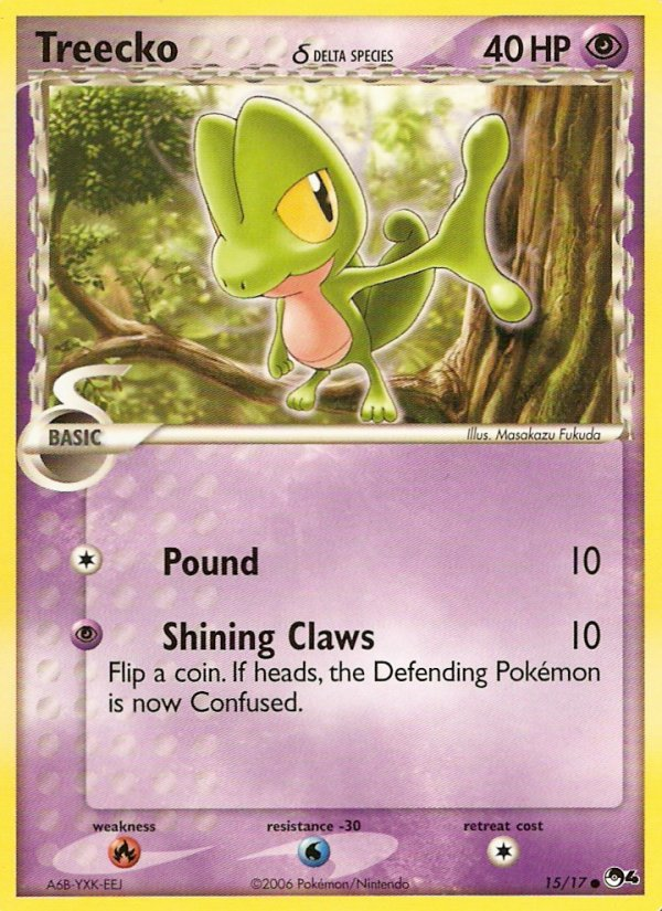 Treecko δ card