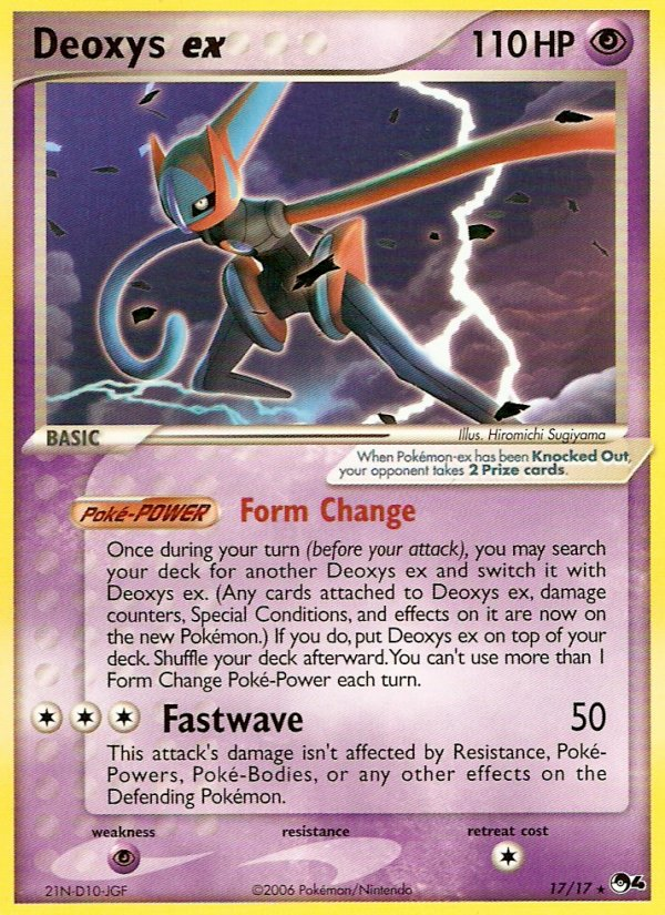 Deoxys ex card