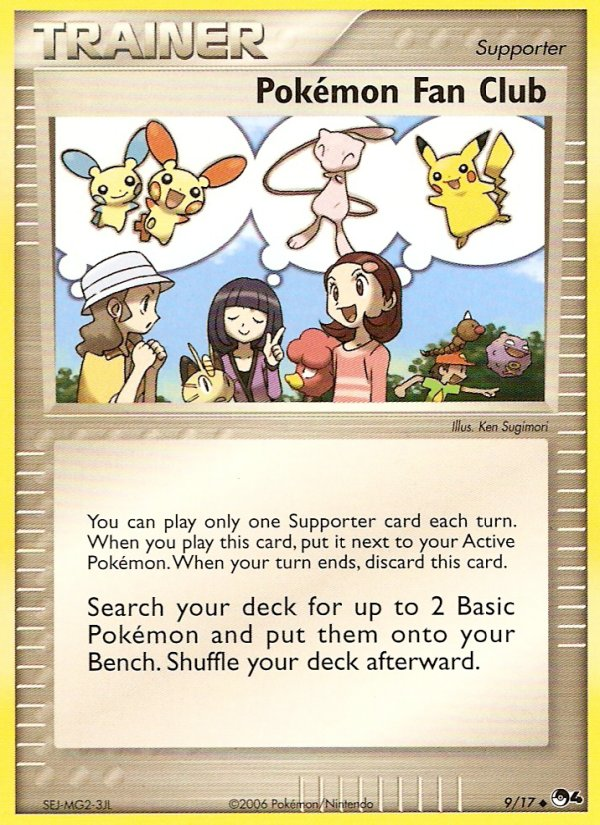 Pokémon Fan Club card