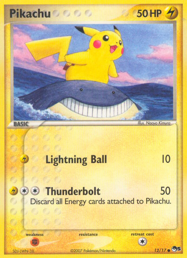 Pikachu card