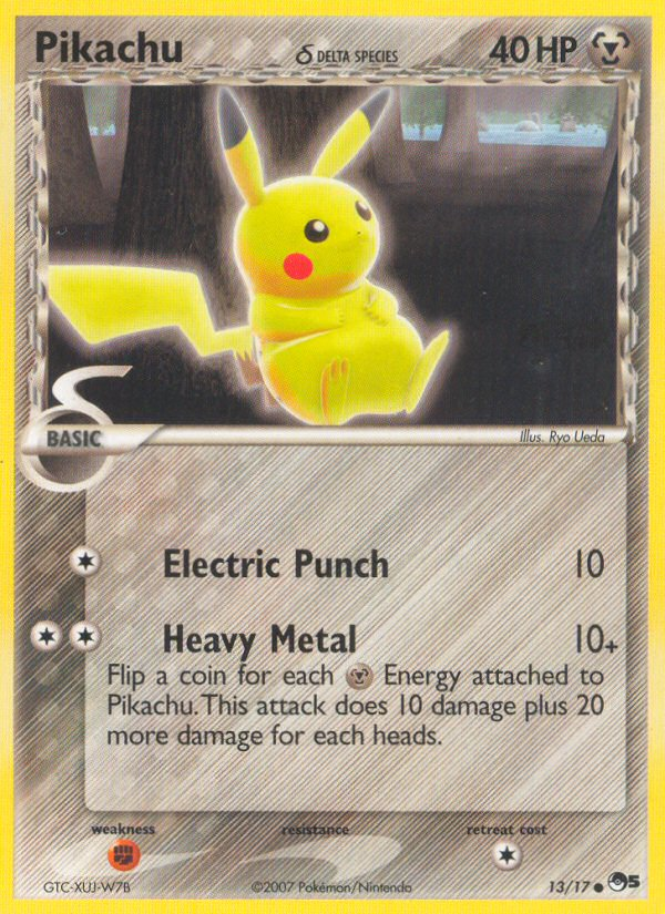 Pikachu δ card