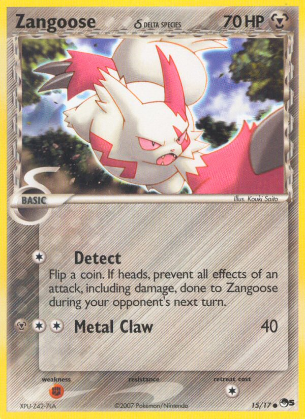 Zangoose δ card