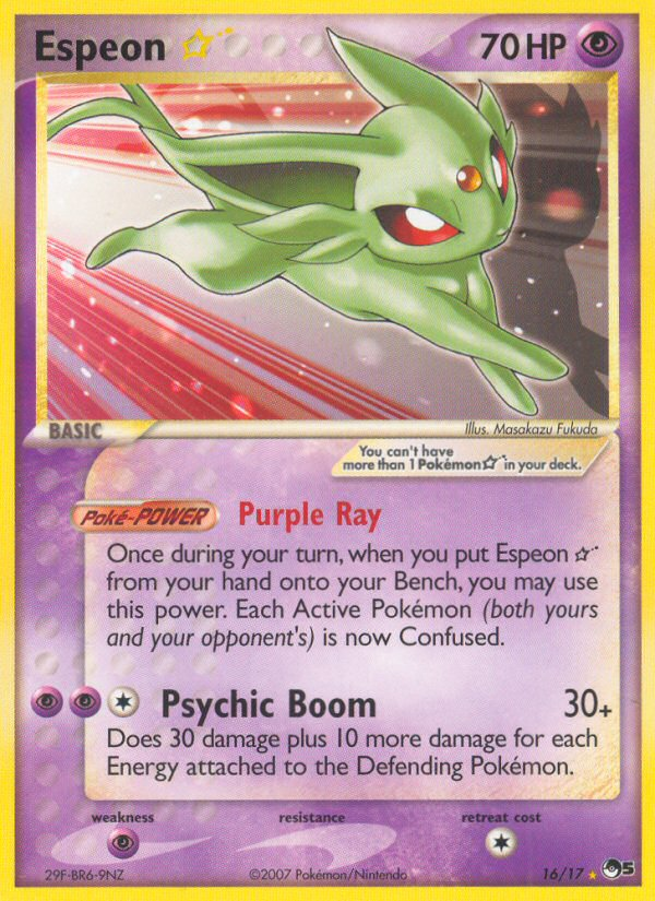 Espeon ★ card