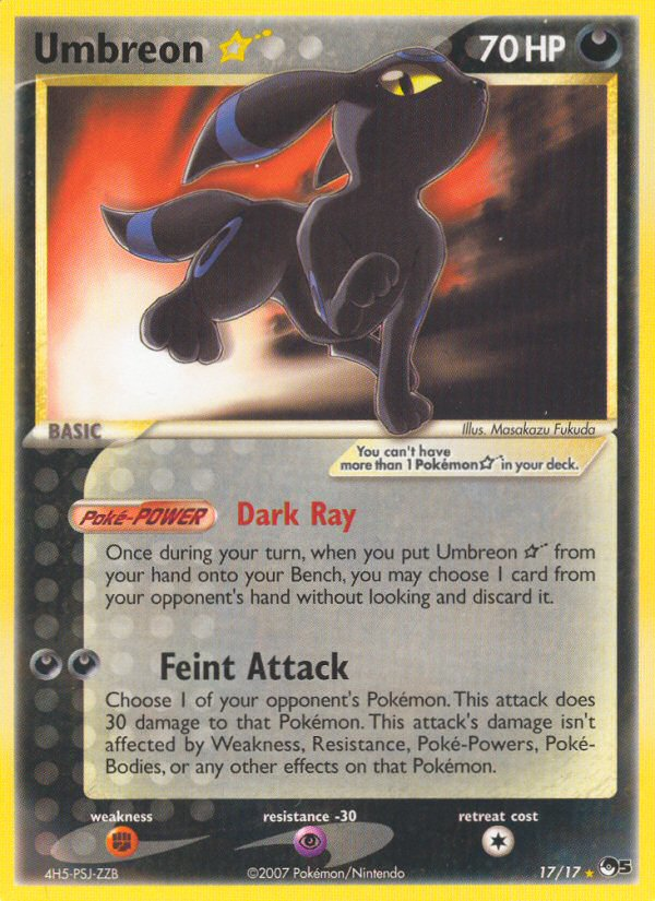 Umbreon ★ card