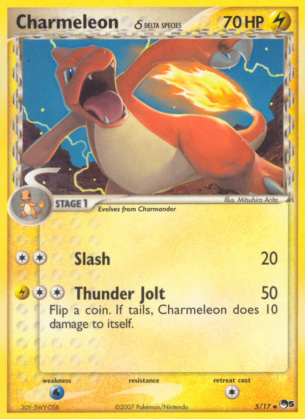 Charmeleon δ card