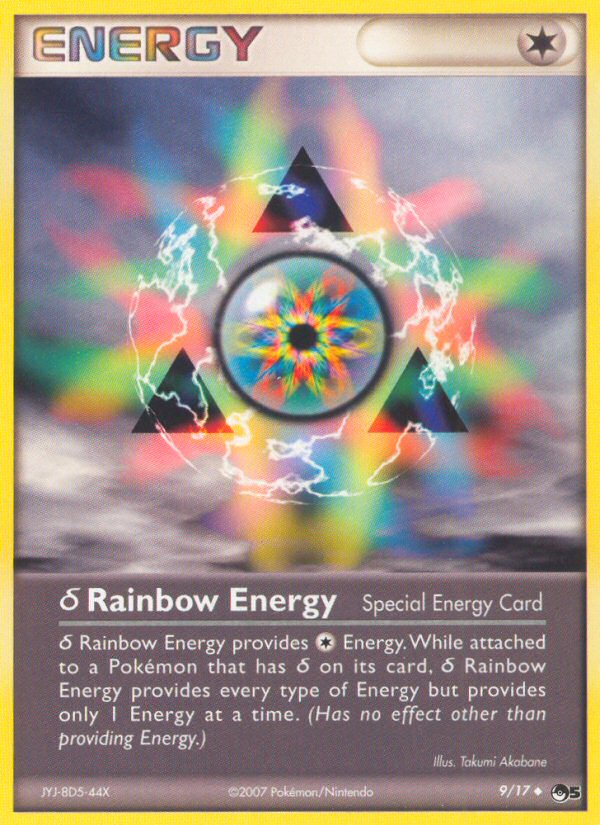 δ Rainbow Energy card