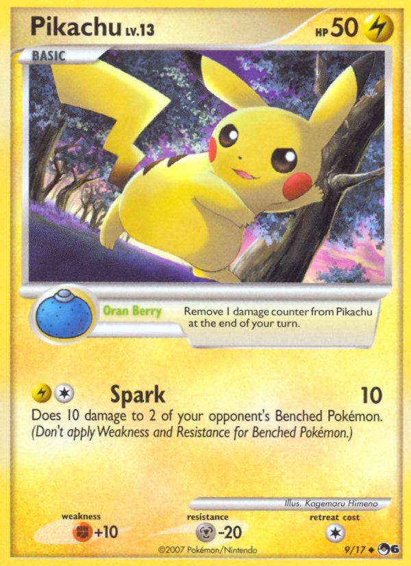 Pikachu card