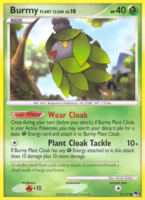 Burmy Plant Cloak card