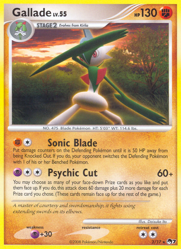 Gallade card