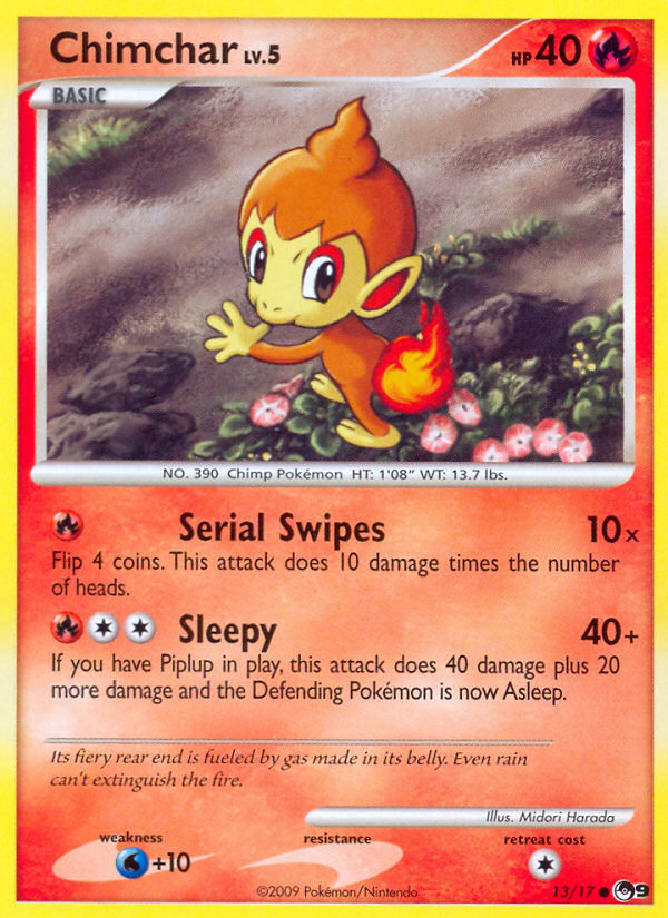 Chimchar card