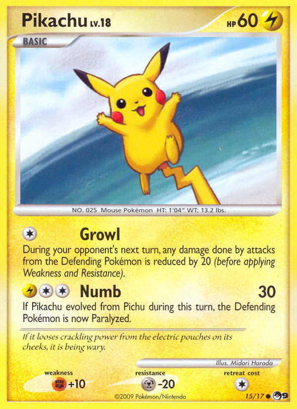 Pikachu card