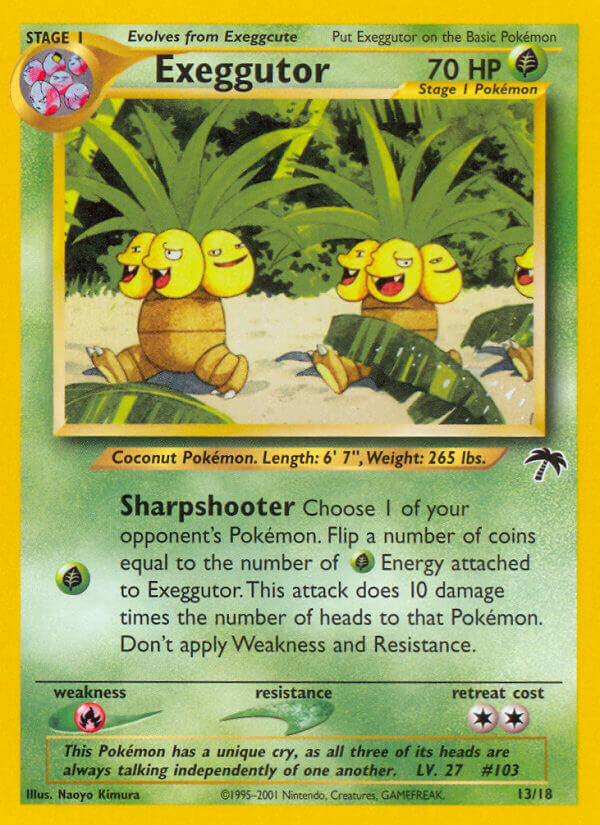 Exeggutor card