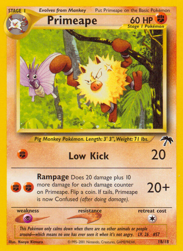 Primeape card