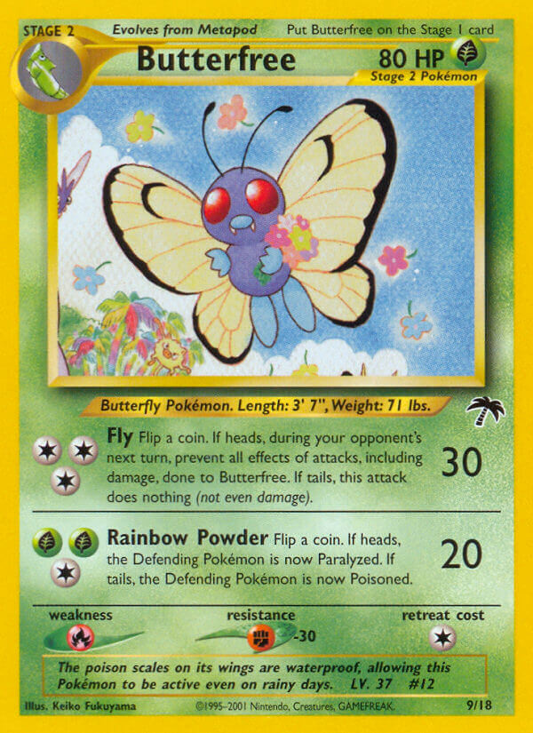 Butterfree card