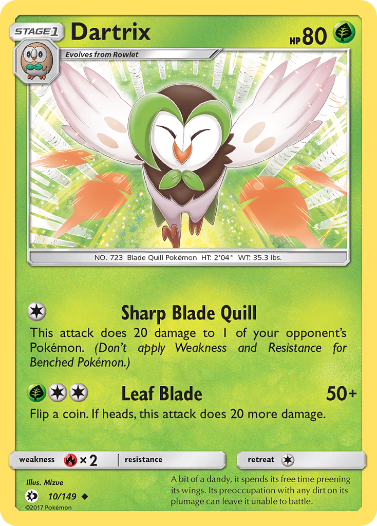 Dartrix card