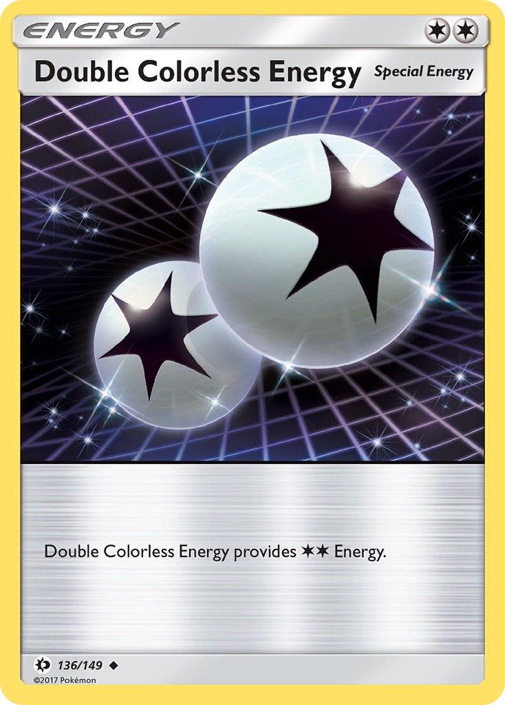 Double Colorless Energy card