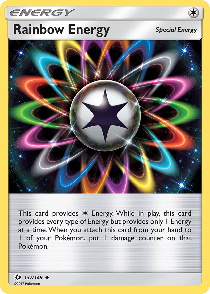 Rainbow Energy card