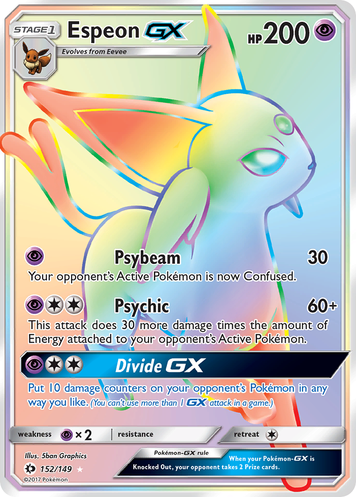 Espeon GX card