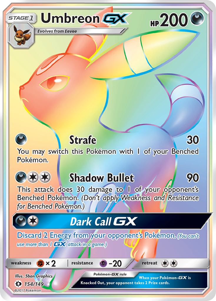 Umbreon GX card