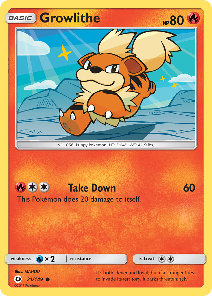 Growlithe card