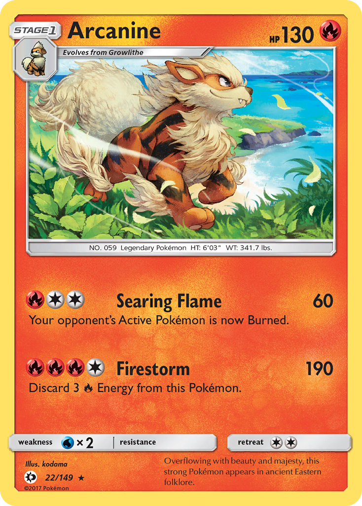 Arcanine card