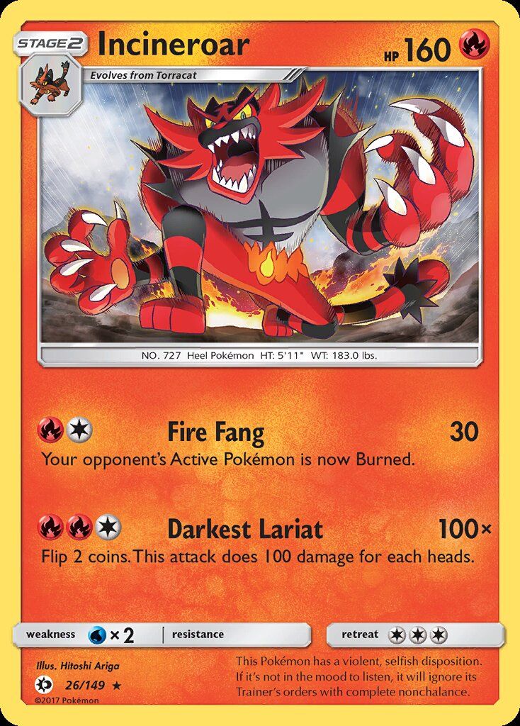 Incineroar card