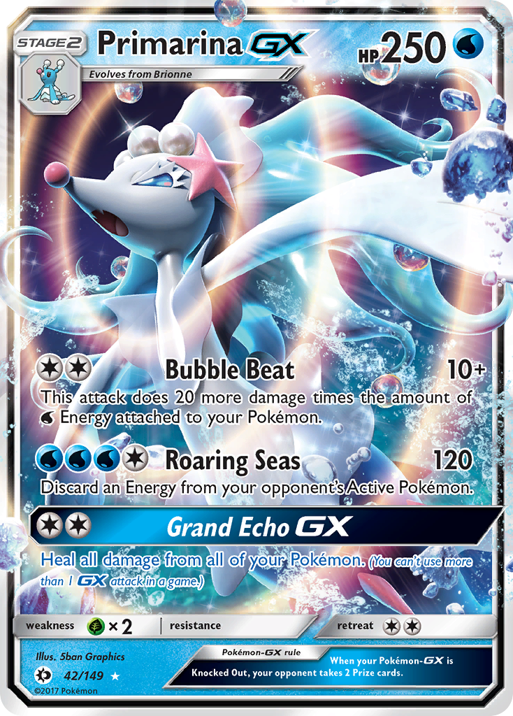 Primarina GX card