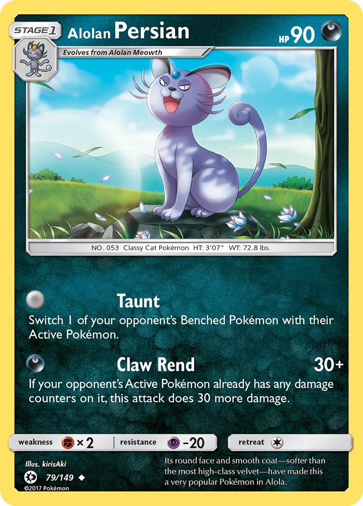 Alolan Persian card