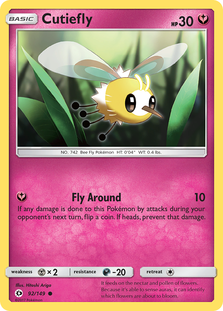 Cutiefly card