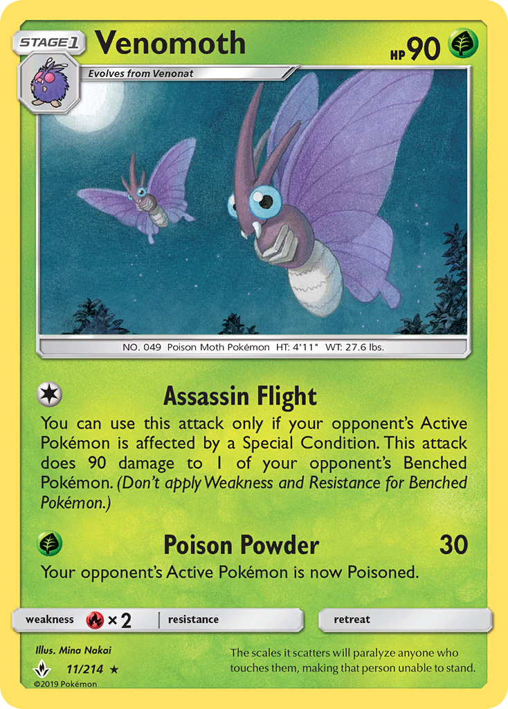 Venomoth card