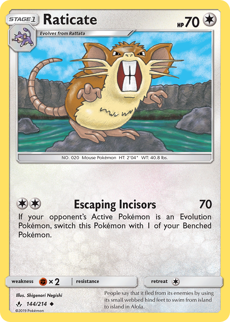 Raticate card