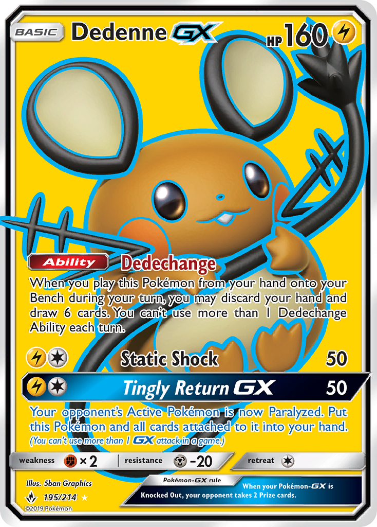 Dedenne GX card