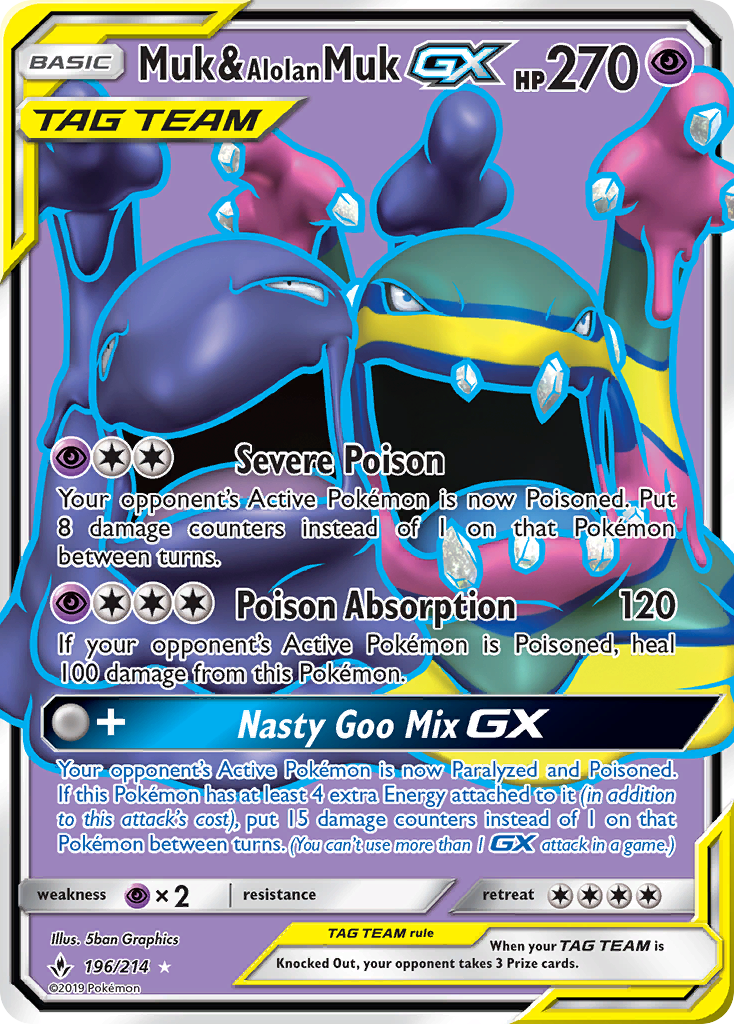 Muk & Alolan Muk GX card