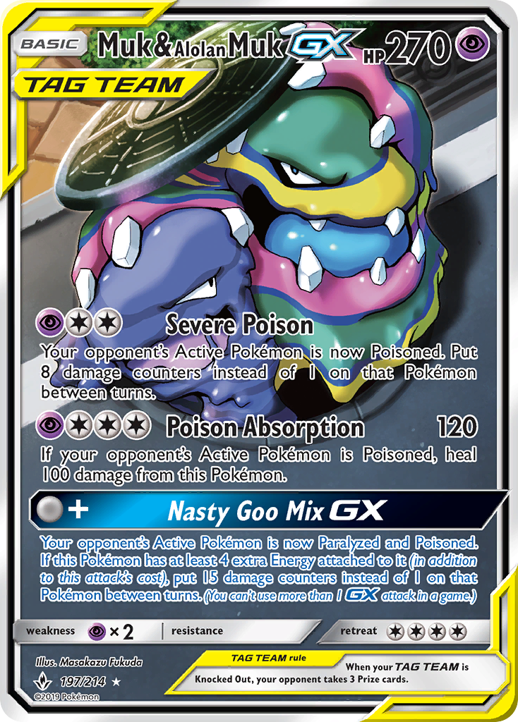 Muk & Alolan Muk GX card