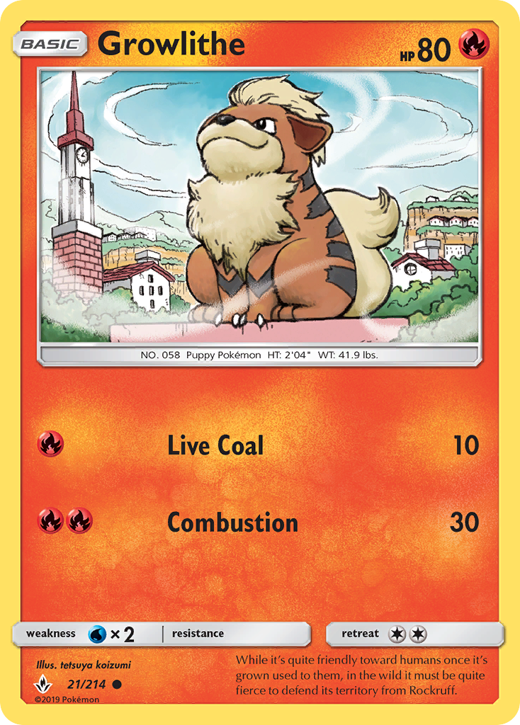 Growlithe card