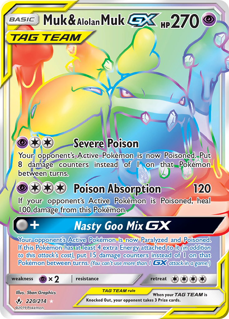 Muk & Alolan Muk GX card