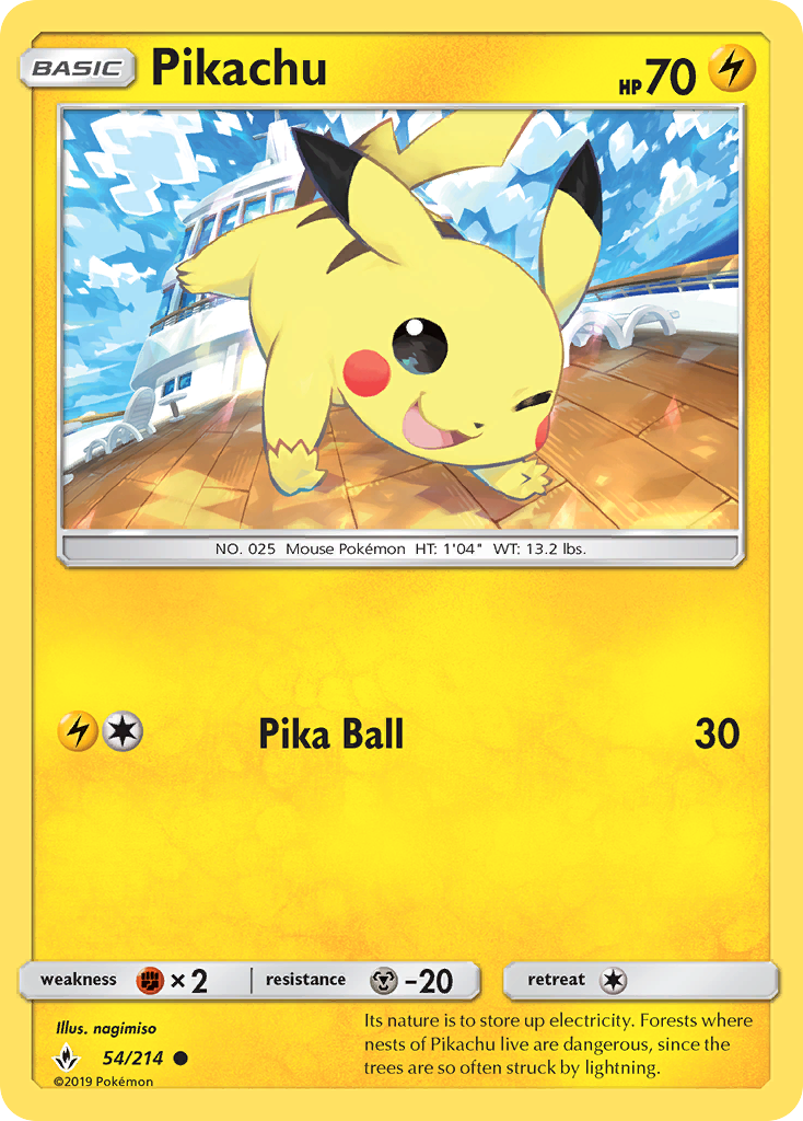 Pikachu card