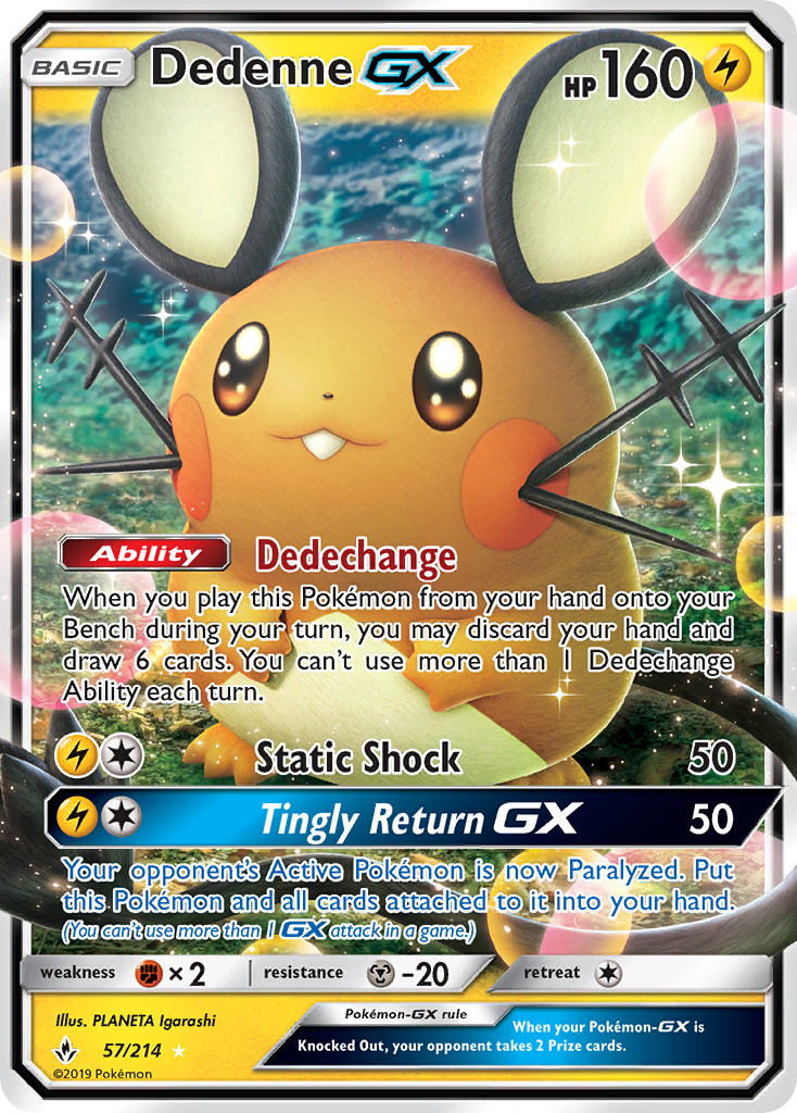 Dedenne GX card