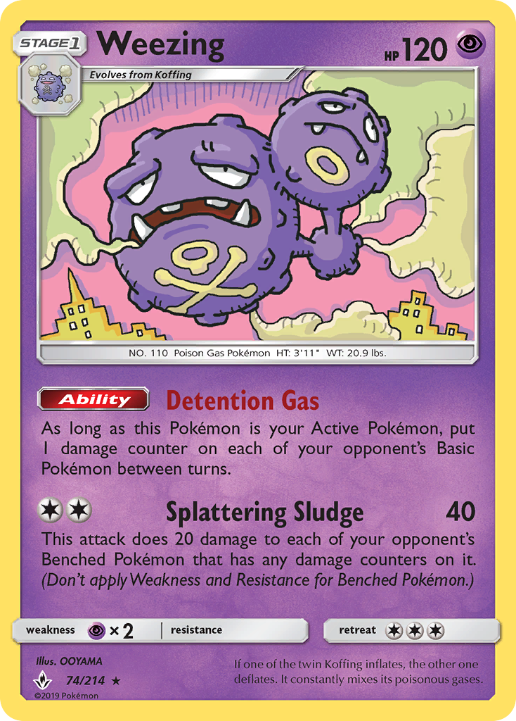 Weezing card