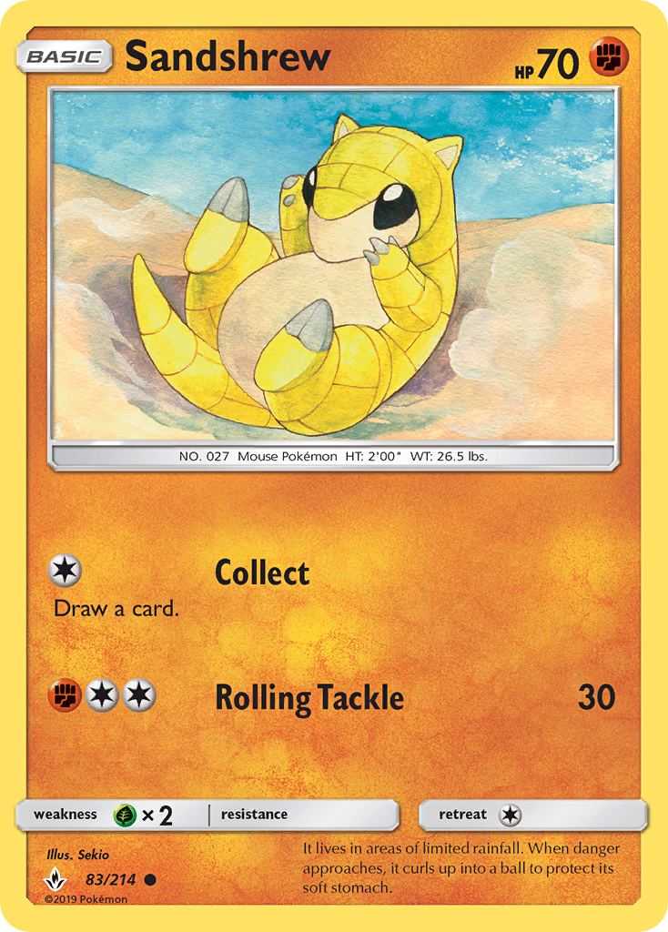 Sandshrew card