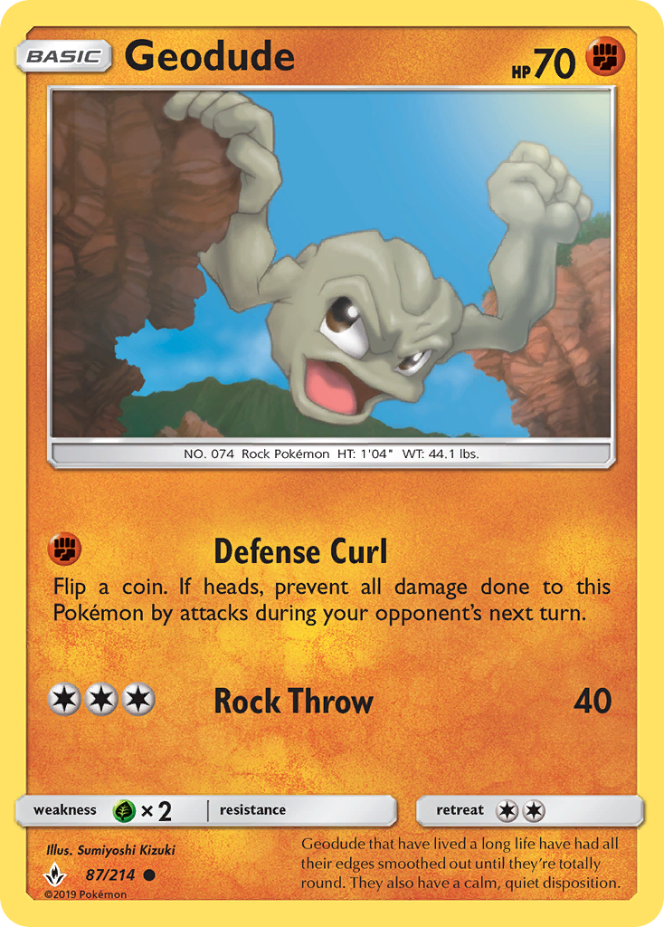 Geodude card