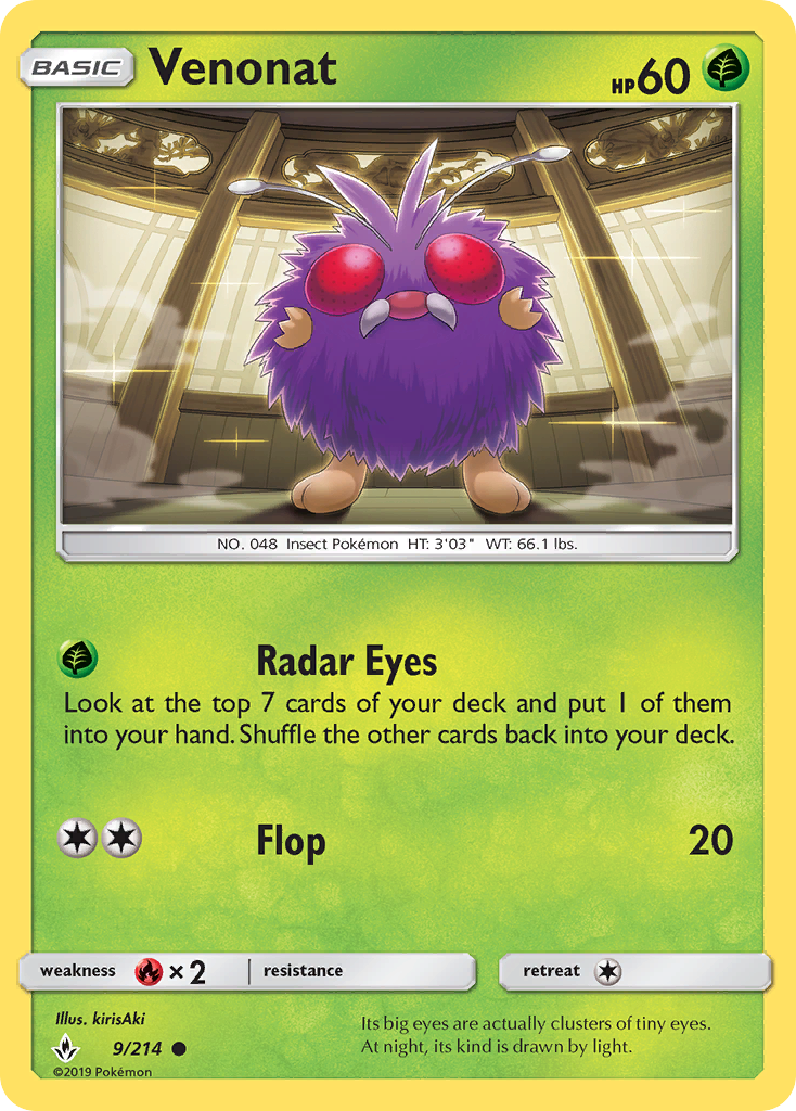 Venonat card